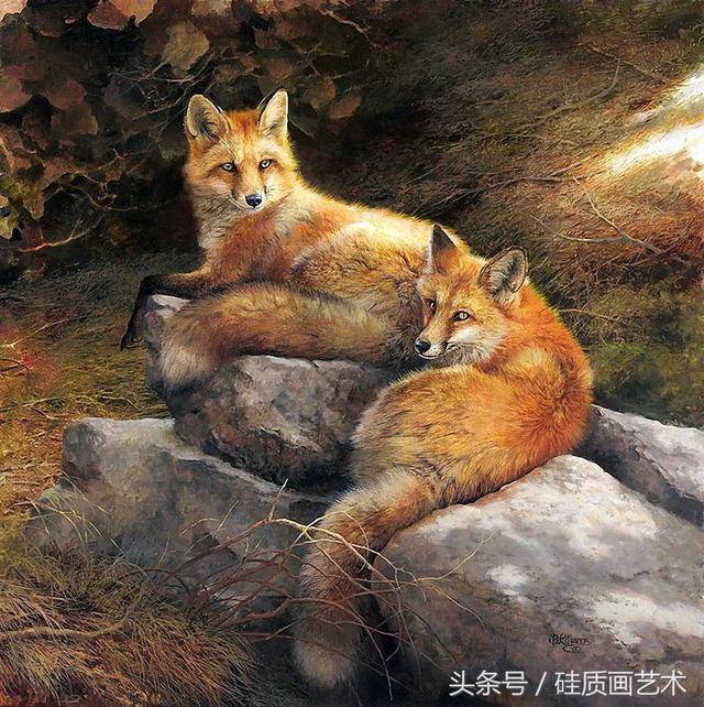 这位女艺术家画的动物太逼真了,动物们要跳出来啦!
