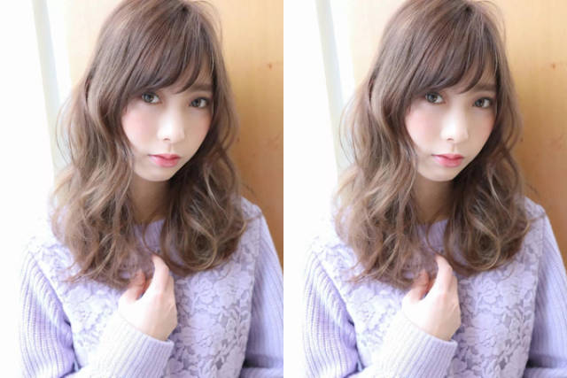 2018流行中长发烫发look1