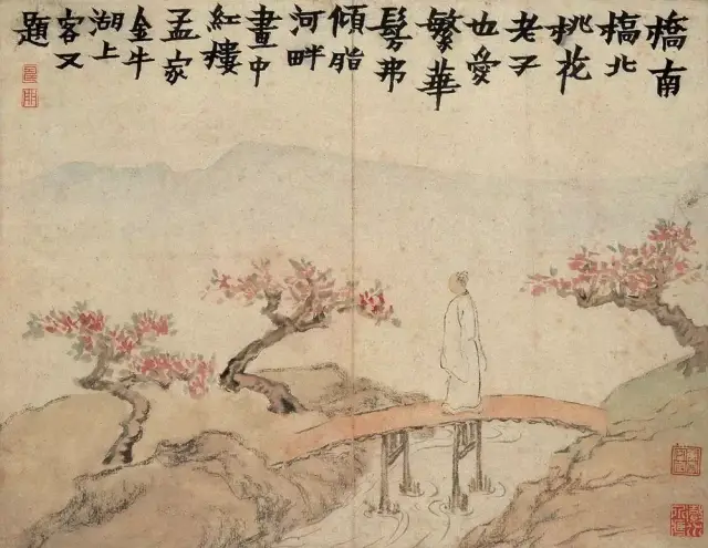 名画里的桃花:桃之夭夭,灼灼其华