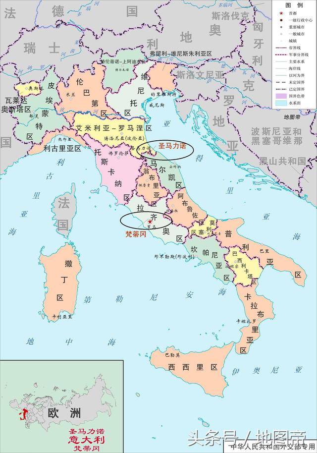 二,梵蒂冈 梵蒂冈城国,和圣马力诺一样都是意大利国中国,位于意大利