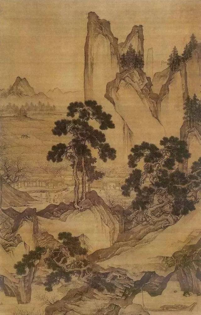 名画里的桃花:桃之夭夭,灼灼其华