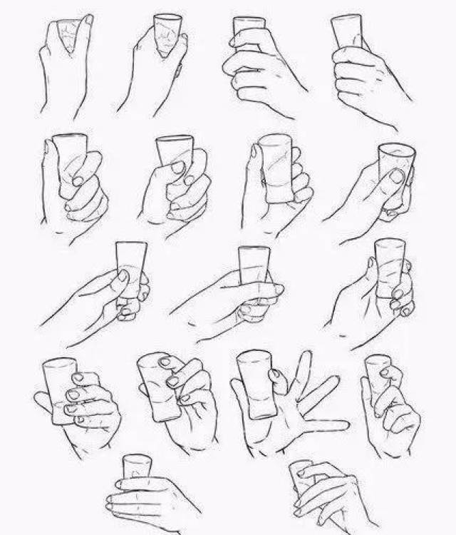 手指和手掌的穿插关系的理论知识 我们都要掌握的一清二楚 到真正画手