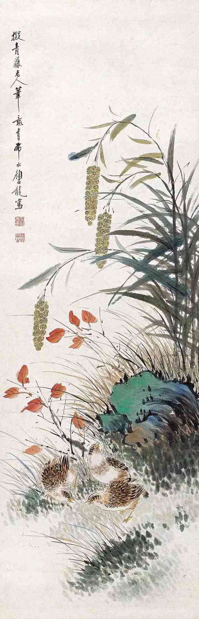 常言道"西画有人物,静物,翎毛诸种,形象真实,但只是标本画,而配景