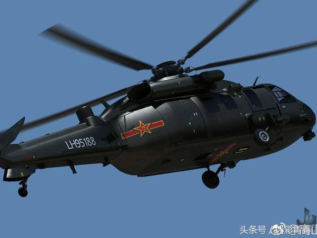 编号95118 解放军直20直升机最新cg照曝光