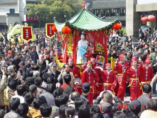 美照曝光!新市蚕花庙会4月5日举行,历届蚕花娘娘都要来!