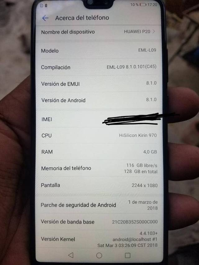 外媒偷跑华为p20!圆形听筒设计很机智