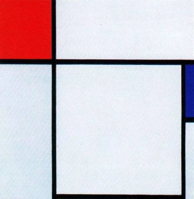 至上主义者马列维奇,用一个白色的方块画在白画布上,一个黑色的方块画