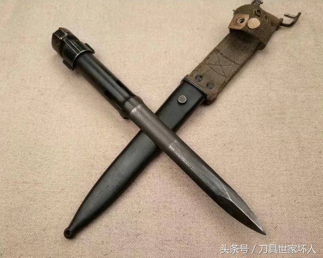 双管齐下之德国fn"c"型管刺,陆军军用刺刀