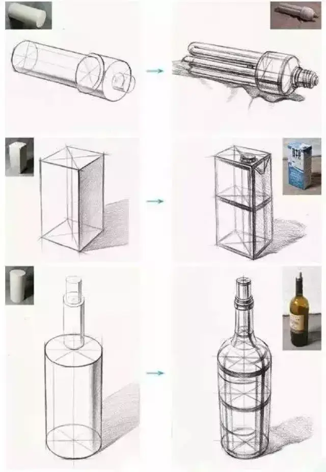 静物素描从静物结构开始,清明小长假欢迎来试学