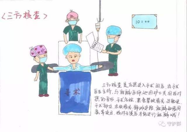 90后护士手绘"手术室漫画" 看完你还害怕吗?
