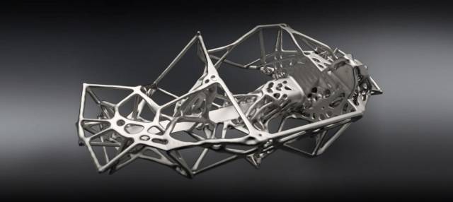 3d打印的合金汽车底盘