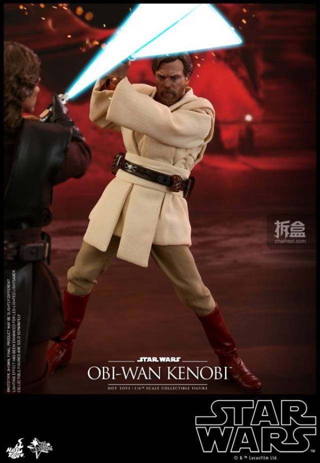 hot toys《星球大战3:西斯的复仇》欧比旺·肯诺比1:6