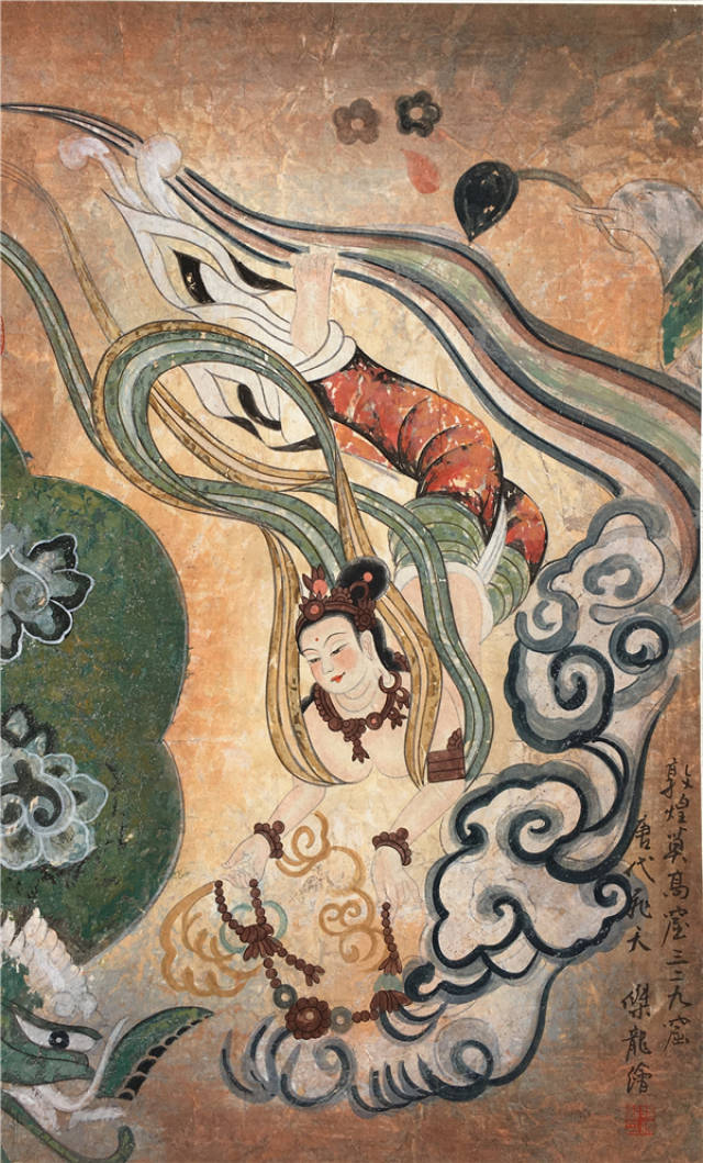 画家张杰龙在临摹中学习与传承敦煌壁画