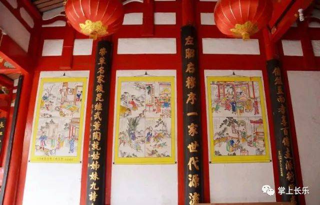 壁画 (图:水木西林) 宗祠构筑风格是典型的南方祠堂建筑,既雄伟庄严