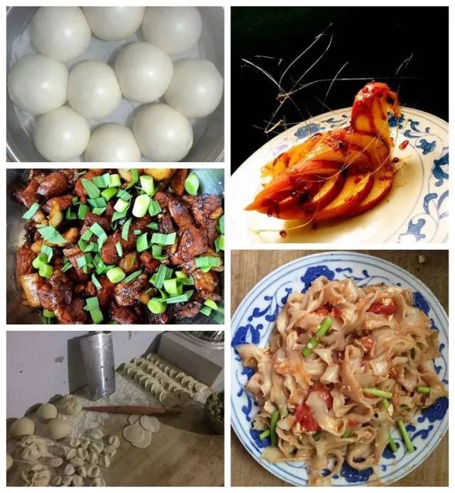 包子,馒头,炒菜……美食也是任明杰丰富的田园生活的一部分