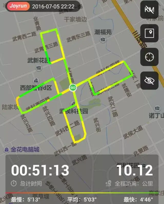 跑者:用脚步作绘笔,连跑起步来都是爱你的形状!
