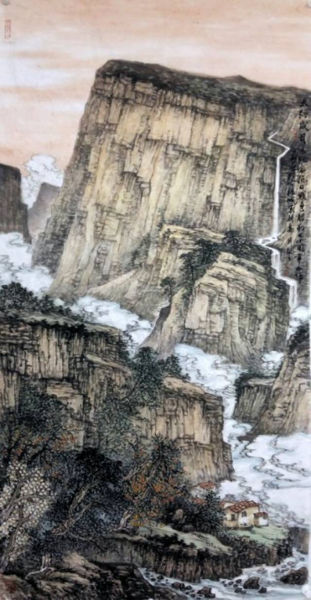 林文钦山水画鉴赏