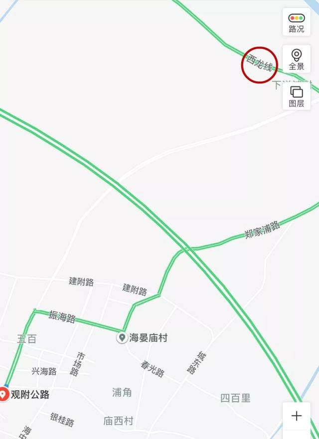 一段里程桩号k0 000-k1 533, 南起329国道,北至观海卫镇环城北路 .