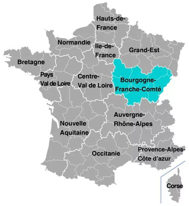 bourgogne-franche-comté 勃艮第-弗朗什-孔泰大区 所以就不介绍这