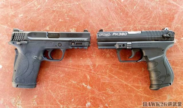 评测:瓦尔特pk380 vs 史密斯-韦森m&p 380护盾ez