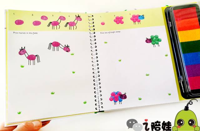 用印章会发现原来只需要4步就可以画出萌萌的小蜜蜂哦