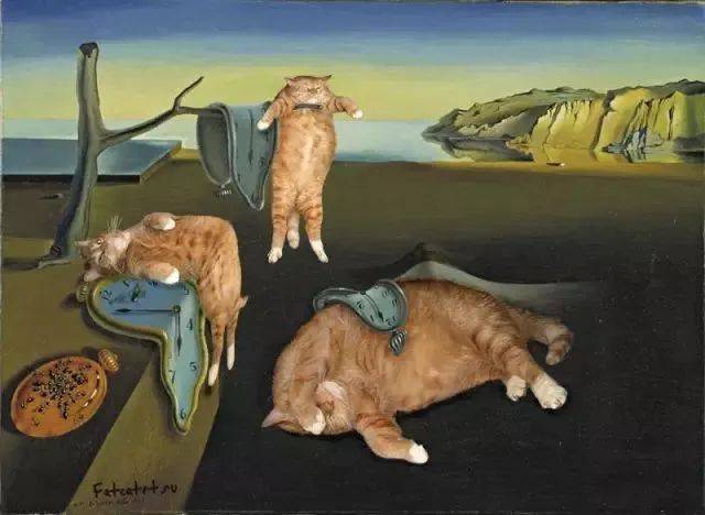 猫 世界名画,竟然毫无违和感!