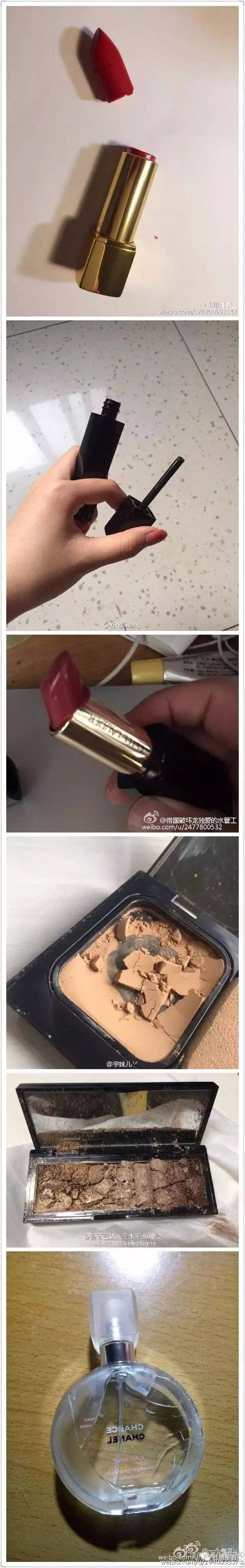昨天妆姐的朋友圈被一个视频刷屏了 一女生刚买的 sk-ii掉地上摔碎了