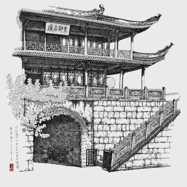 "他用钢笔画画的古建筑里有我幼时的幼儿园"——《乡土文化之旅》为您