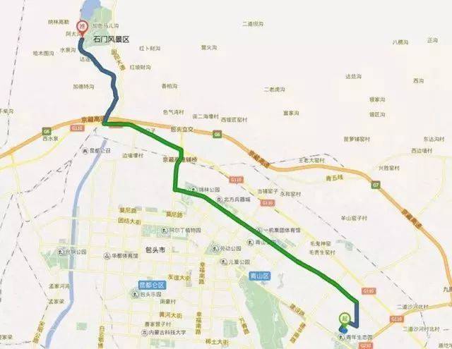 可以乘坐20路(前口子站下车),29路(110国道站下车)公交车换乘出租车