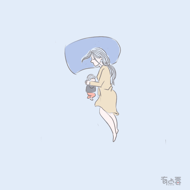 但还是要抱小孩,自己的孩子恨不得天天抱在手上.这就是妈