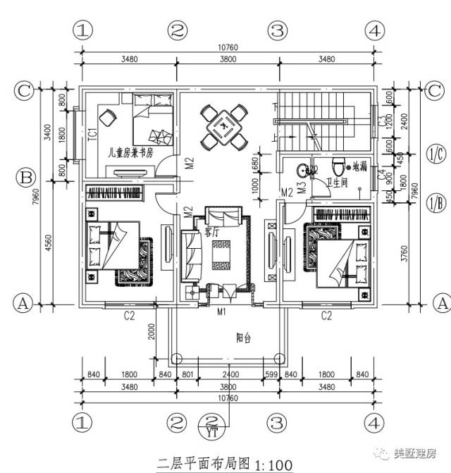 农村自建房别墅,宽11米深八米厨房另外建,该怎么设计好?