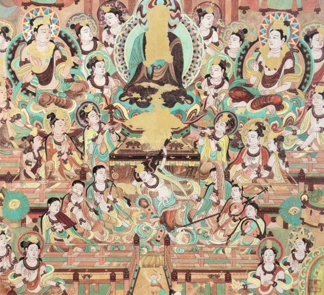 完成五万多平方米技艺精湛,震惊世人的敦煌壁画