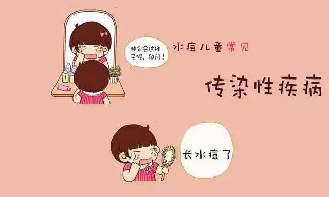 水痘 是冬春季节很常见的 一种急性传染病, 主要经 呼吸道飞沫