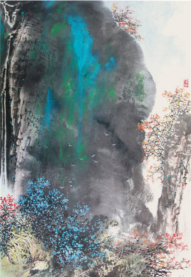 王凌云山水画作品欣赏