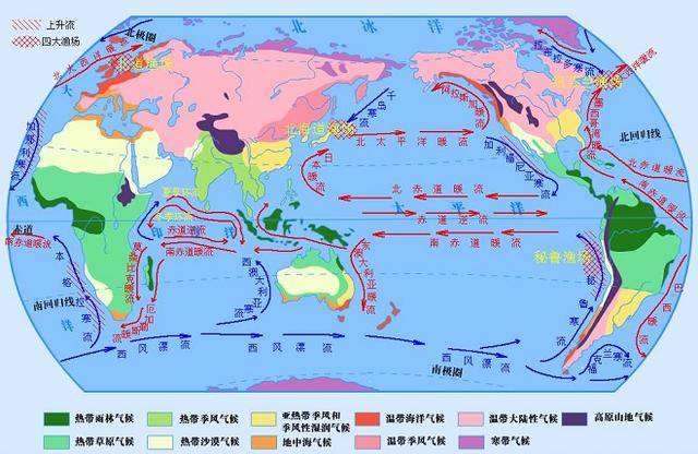 洋流:最大规模海水运动,仅墨西哥湾暖流就为所有河流径流的20倍