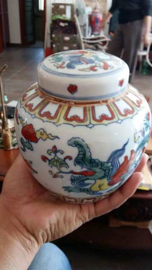 微博qzone 微信 明成化斗彩天字罐专家来看真伪