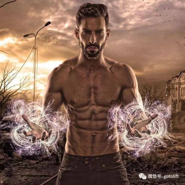 当肌肉男被打上好莱坞级特效,瞬间开挂了!