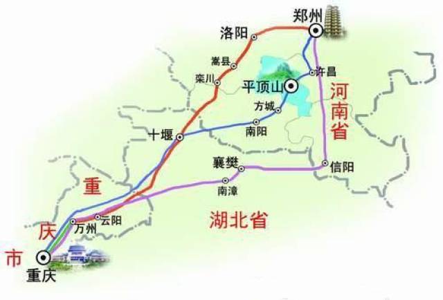 郑瑜高铁路线图