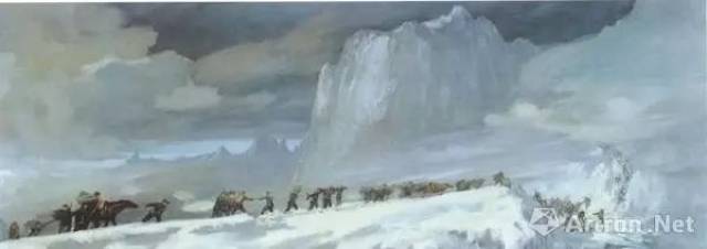 艾中信《红军过雪山》1957