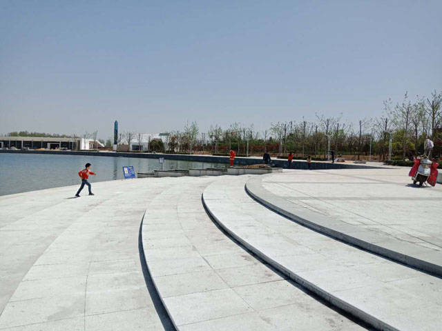邓州明珠湖公园即将建成——东城市民又多了一块儿休闲地