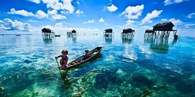 仙本那海洋沙滩浮潜,探访巴瑶族,漂浮在空中的岛屿