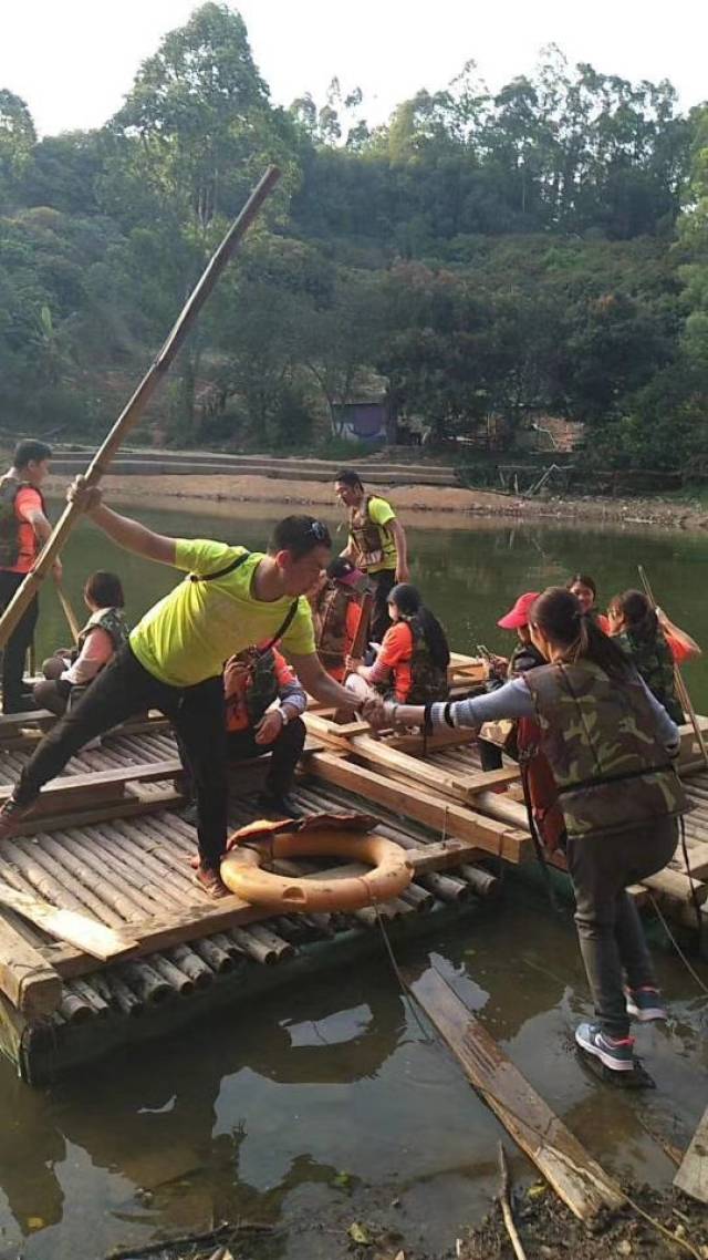 深圳龙华周边农家乐,九龙山野炊,水上竹筏,骑单车,团建拓展农家乐一