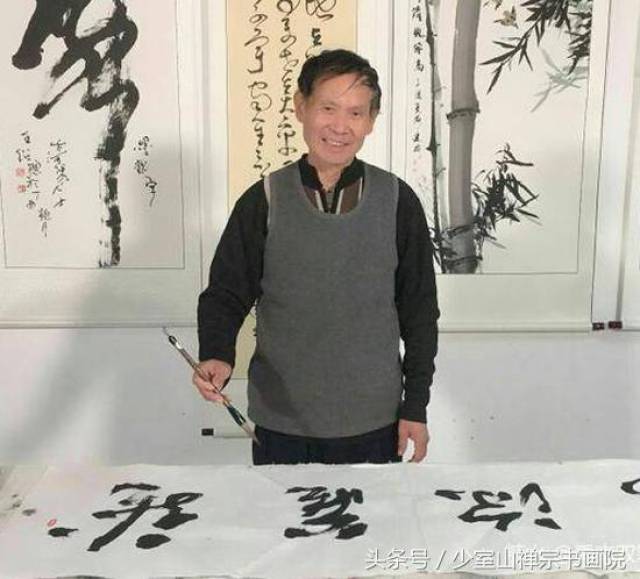 禹南双笔书法家:李明敬