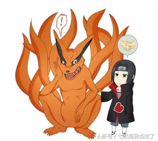火影忍者当晓组织成为人柱力后,八尾和小南超有爱!
