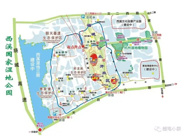 如果说杭州首选的三个旅游地,我觉得除了西湖,灵隐寺就是西溪湿地了.