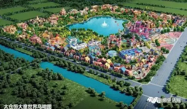 除了恒大童世界外,此区域还包括滨江新城,渔人码头,浏河古镇,生态