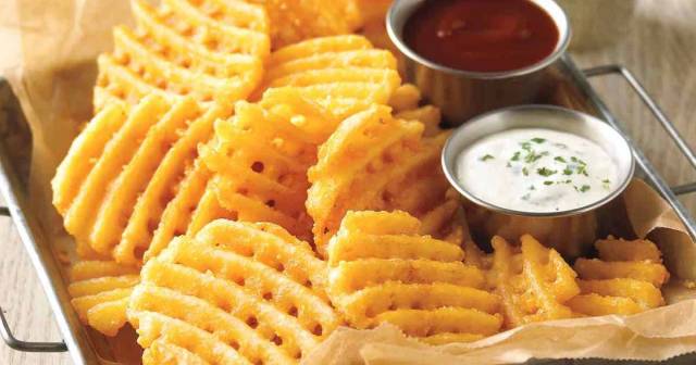 华夫薯条 waffle fries