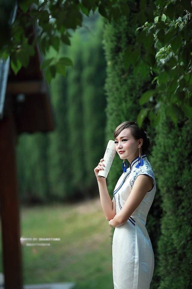 江南水乡旗袍美女,你最喜欢哪一个?