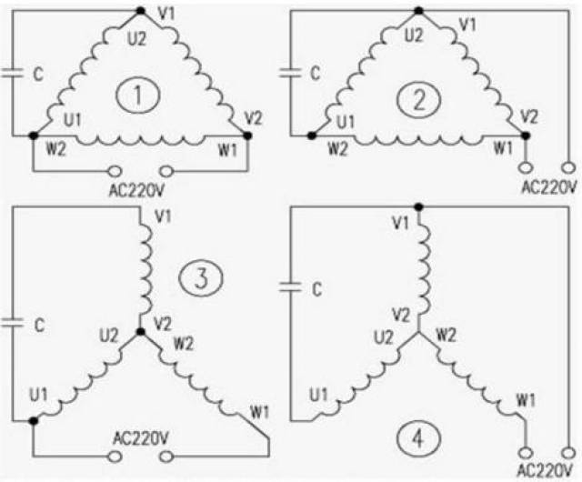 1,如果本来是星形接法的电机最好改为三角形接法,其实角形和星形接