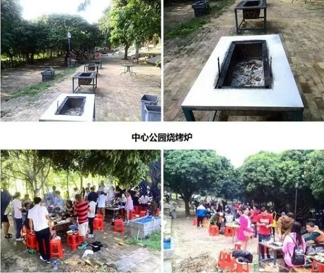 松山湖百花洲,中心公园烧烤场图片